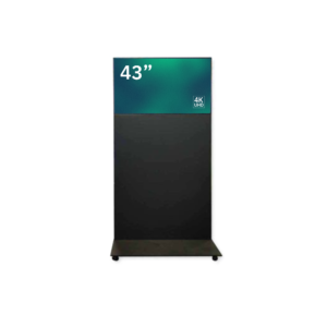 qnips Terminal Display 43″ Info-Stele TrendLine Querformat